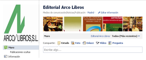Editorial Arco/Libros, presente en las principales redes sociales